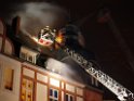 Feuer 3 Dachstuhlbrand Koeln Muelheim Gluecksburgstr P046